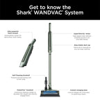 Shark WANDVAC Pet Cordless Stick Vacuum with Charging Dock, Lightweight