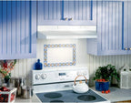 Broan-NuTone F403611 Two Four White 36-inch Under-Cabinet 4-Way Range Hood, with 2-Speed Exhaust Fan and Light