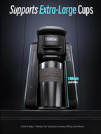 HiBREW 6-in-1 Capsule Coffee Maker & Espresso Machine �C Multi-Compatible, Hot/Cold Brew, 9 Temp Settings H6