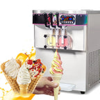 Kolice Countertop Yougurt 3 Flavors Soft Serve Ice Cream Machine-Upper Tanks Refrigerated,ETL Certificate