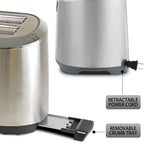 Kenmore Elite 4-Slice Toaster with Auto Lift, Long Slot, Stainless Steel, Digital Controls, Extra Wide Slots