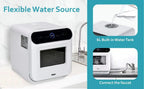 Hamilton Beach Portable Countertop Mini Dishwasher With 5l Built-In Water Tank