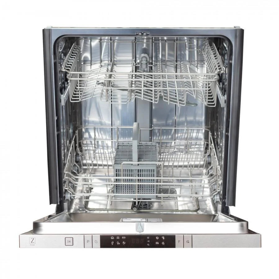 ZLINE 24 in. Top Control Dishwasher with Stainless Steel Tub and Modern Style Handle, 52dBa (DW-24)