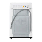 LG 27 Inch Smart Top Load Washer with 5.0 cu ft Capacity, Smart Pairing,Powerful Jet Spray, and Electronic Controls in White WT8200CW