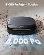 eufy S1 Robot Vacuum and Mop, All-in-One Station, Always Clean Mop, 8,000 Pa Suction, Hot Water Mop Washing, Self-Drying