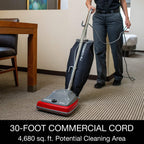 Sanitaire Upright Vacuum Cleaner SC679K, 12" Cleaning Width, 30' Cord
