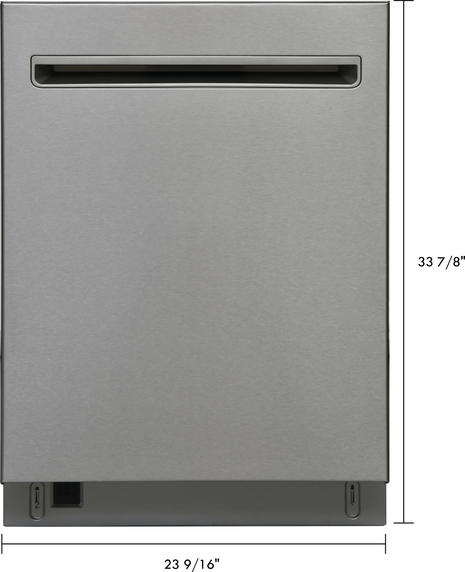 Kenmore 24�?Built-In-Dishwasher w/ 3rd Rack & Turbo Dry with Pocket Handle-SS