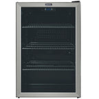 Galanz 4.5 Cu ft 152 Can Beverage Center Mini Fridge, Stainless Steel, New