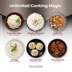CUCKOO CRP-P1009SB 10-Cup (Uncooked) Heating Pressure Rice Cooker & Warmer with Nonstick Inner Pot