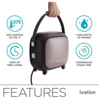 Ivation Steam Cleaner, Powerful Multipurpose Steamer w/ 18 Accessories