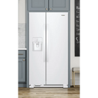 WHIRLPOOL WRS555SIHZ side by side freestanding refrigerator