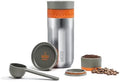 Pipamoka Portable Coffee Maker, Coffee brewer, All-in-one Vacuum Pressured .Insulated Travel Mug, Hand Powered and  Pressure Brewer, Stainless Steel Thermo Cup, 10 fl oz