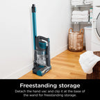 Shark Pet Pro Bagless Cordless Stick Vacuum, Carpets and Hardfloors, Powerfins Brushroll, No Hair Wrap, Up to 40 Min Runtime, XL Dust Cup, IZ240 Teal