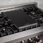 ZLINE 48 in. Professional 6.0 cu. ft. 7 Gas Burner/Electric Oven Range in Stainless Steel (RA48)