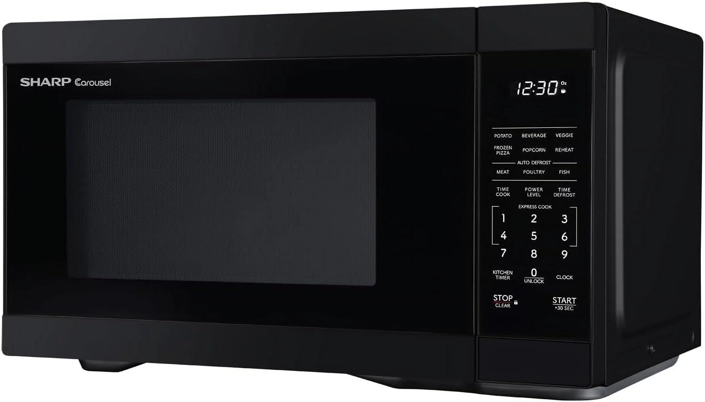 Countertop Microwave, 1000W, 1.1 cu ft, BLACK
