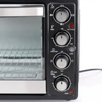 Better Chef Chef Central XL Toaster Oven and Broiler with Dual Solid Element Burners in Black