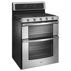 Whirlpool 30a?? 6.0 cu ft Gas Double Oven Range in Stainless Steel