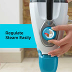BLACK+DECKER Steam-Mop & Portable Steamer, 5-in-1, Corded, Convertible to Handheld, HSMC1321