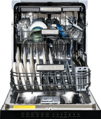Kenmore 24�?Built-In-Dishwasher w/ 3rd Rack & Turbo Dry-SS Pocket handle