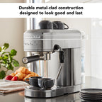 KitchenAid Metal Semi-Automatic Espresso Machine, Empire Red, KES6503