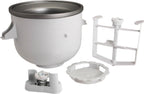 KitchenAid KICA0WH Ice Cream Maker Attachment (Fits 8 quart Mixers)