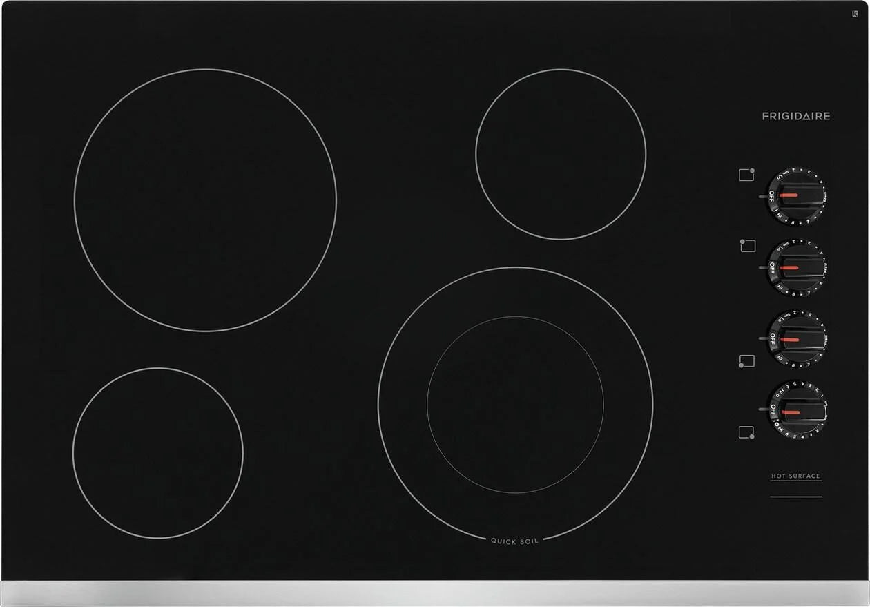 Frigidaire FFEC3025UB Electric Cooktop, 30", Black.