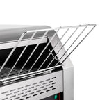 Miumaeov 300 Slices/Hour Commercial Conveyor Toaster, 2200W Stainless Steel Heavy-Duty Industrial Toasters with Double Heating Tubes, Countertop Electric Restaurant Equipment