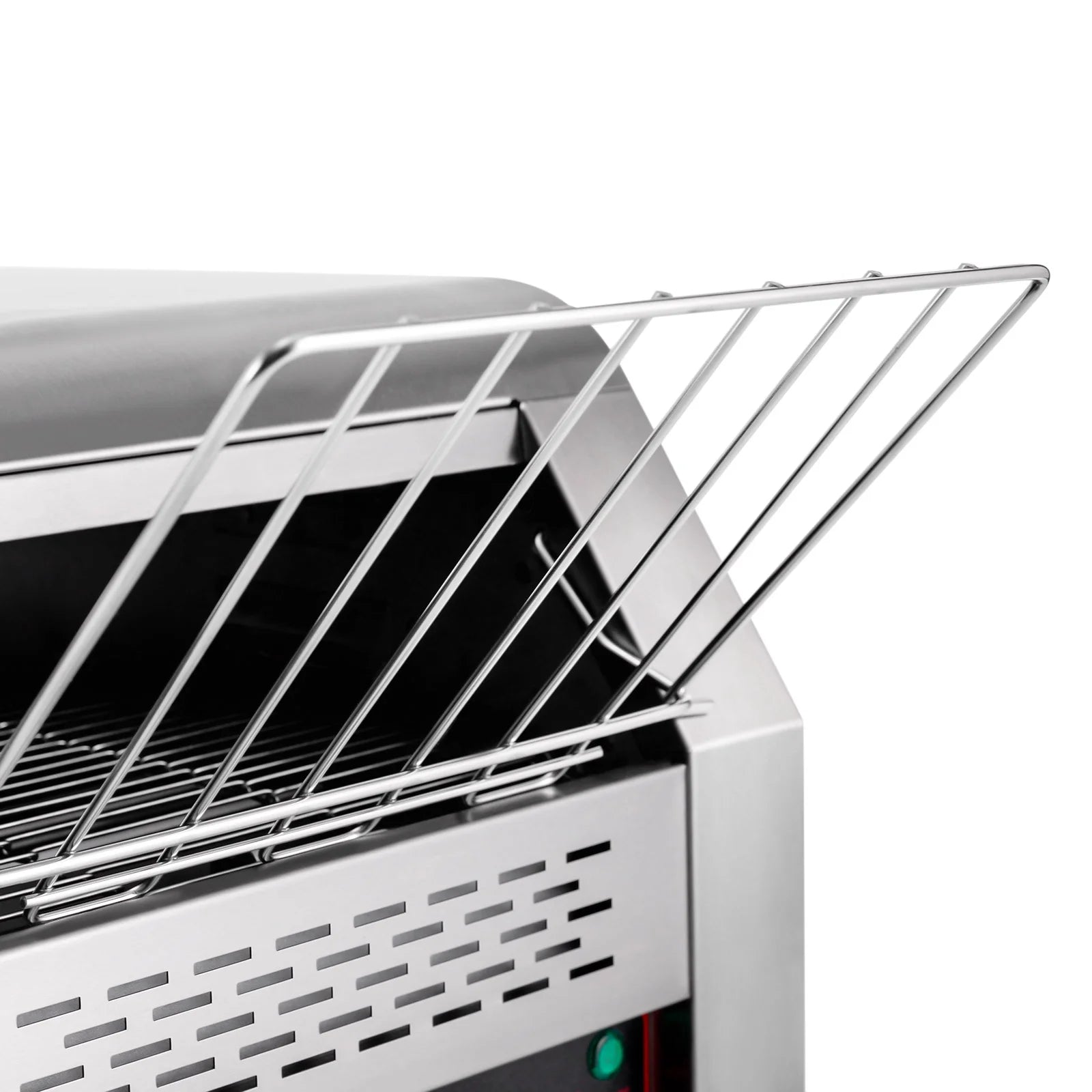 Miumaeov 300 Slices/Hour Commercial Conveyor Toaster, 2200W Stainless Steel Heavy-Duty Industrial Toasters with Double Heating Tubes, Countertop Electric Restaurant Equipment