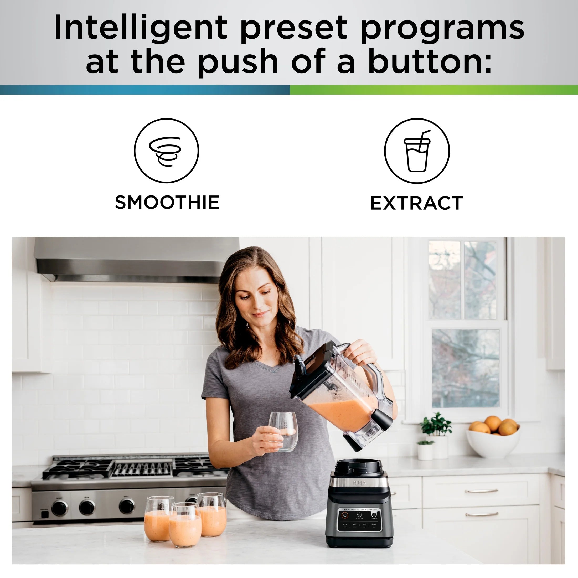 Ninja Professional Plus DUO Blender, 1400 W, 2 Auto-IQ Programs for Smoothies, Nutrient Extraction, 72 oz* Total Crushing Pitcher & (1) 24 oz To-Go Cup, Black, BN750
