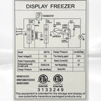 Elite Kitchen Supply 9.2 cu ft Commercial Ice Cream Freezer, White
