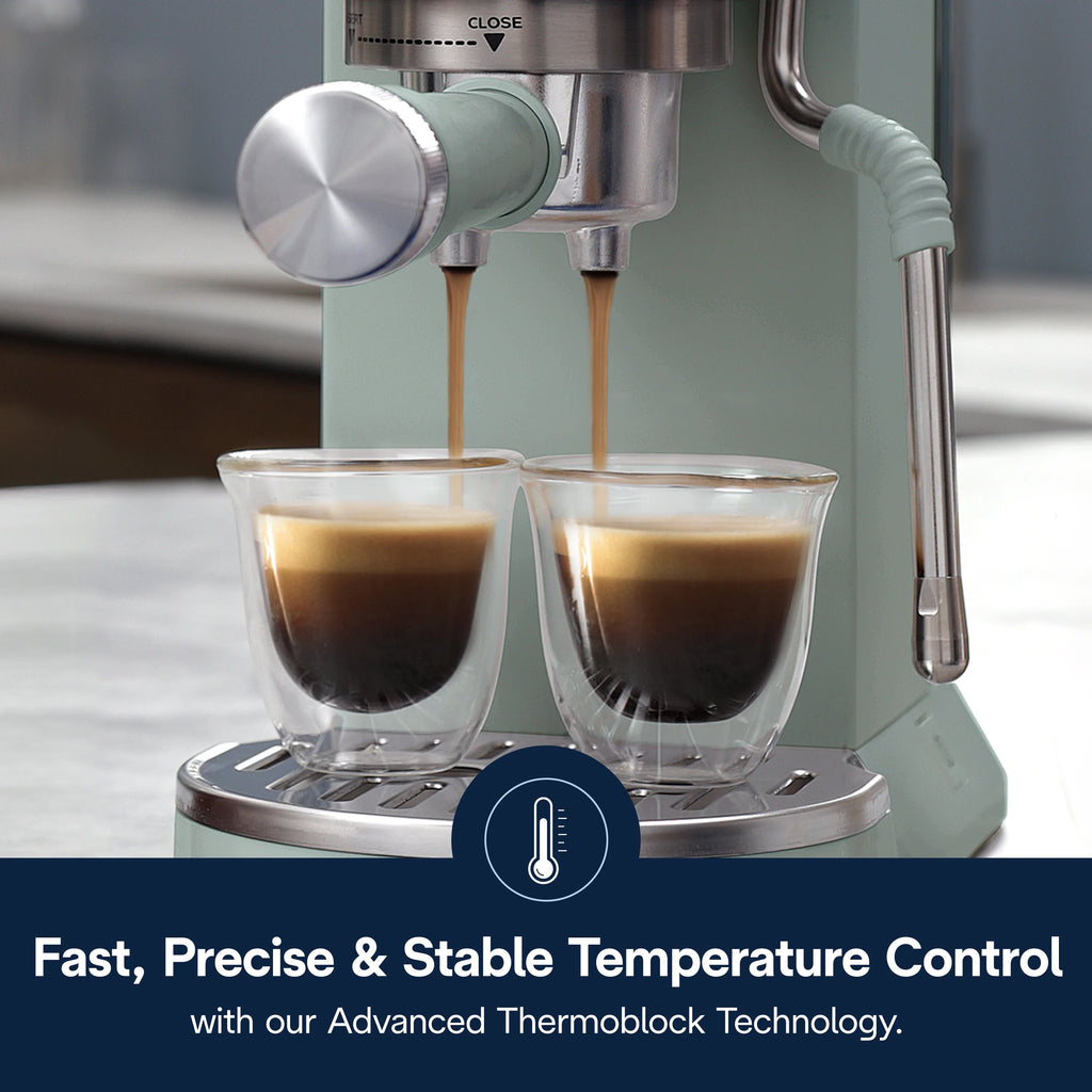 De'Longhi Dedica Duo Espresso Machine, Compact Size with Built in Frother for Latte Art, Brew Espresso, Cold Brew, Lattes & More, Stainless Steel
