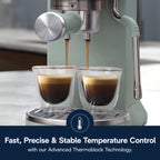 De'Longhi Dedica Duo Espresso Machine, Compact Size with Built in Frother for Latte Art, Brew Espresso, Cold Brew, Lattes & More, Stainless Steel