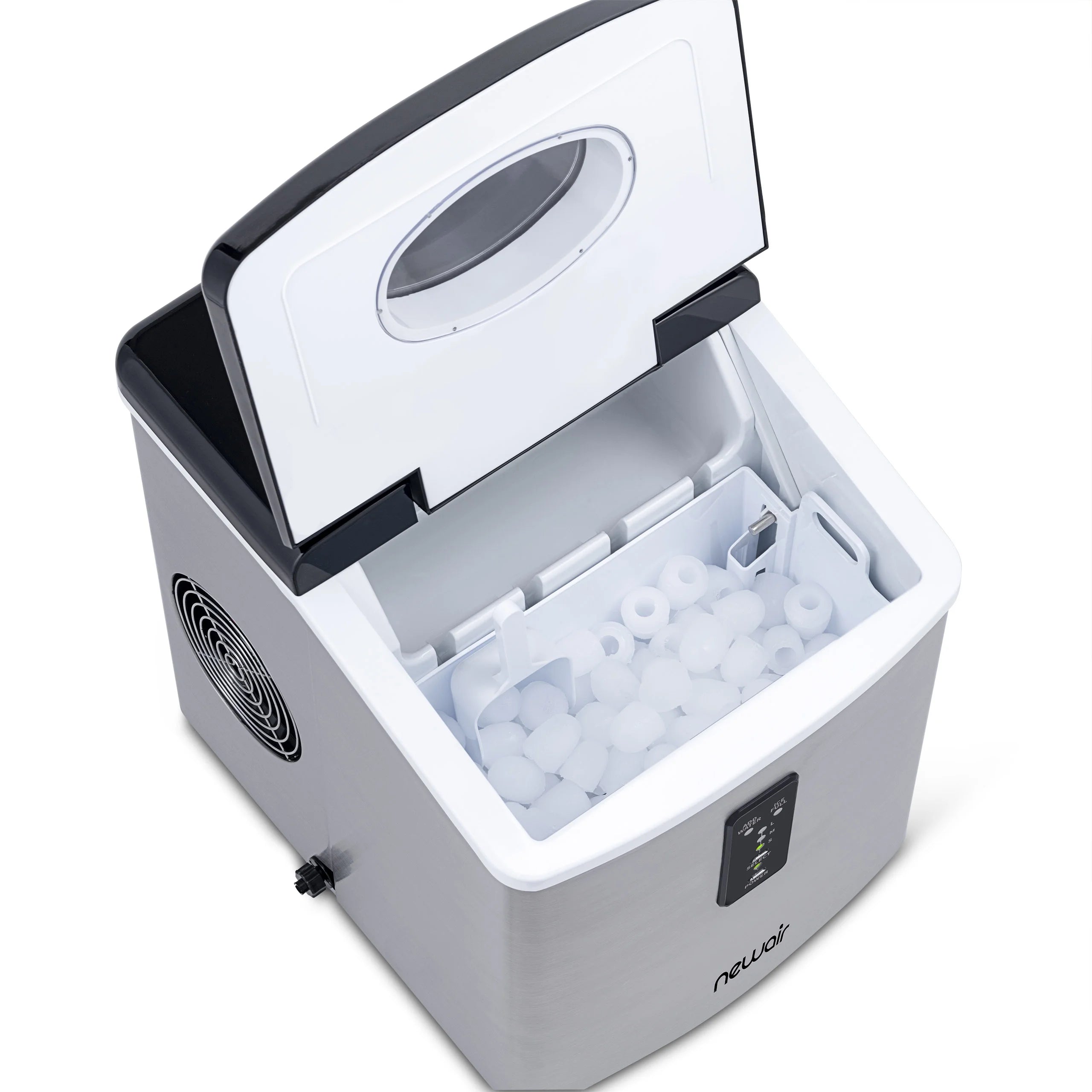 Newair | Portable Ice Maker | 28 lbs. Daily | 3 Bullet Ice Sizes, LED Display