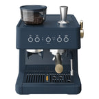 Thyme & Table Barista Grade Espresso Machine with 15-Bar Pressure, Conical Burr Grinder and Steam Wand, Sand White