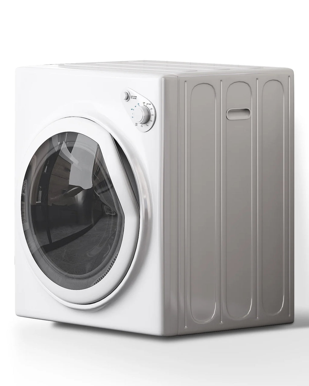 TABU Portable Washer and Dryer Set, 19LBS Portable Washing Machine & 13LBS Compact Dryer (White)
