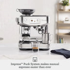 Breville Barista Touch Impress Espresso Machine with Grinder, Large - Damson Blue