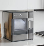 GE Profile? Opal? Nugget Ice Maker + Side Tank, Countertop Icemaker, Stainless Steel, 33lbs Daily Ice Production