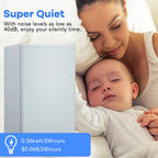 OYang Single Door Mini Fridge, Super Quiet 19.3"D x17.5"W x 32.7"H