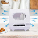 1200W Portable Countertop Dishwasher 5 Washing Programs Compact Countertop Dishwasher 360�� Spray Dish Washing For Kitchen,Apartment, Dorm, Office & Rvs