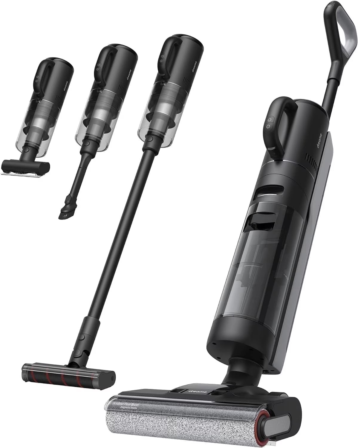 Dreame H12 Pro 900ml, 300W HP Wet Dry Vacuum Cleaner for Hard Floors with Accessories Included