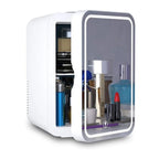 8L Large Capacity Mini Cosmetic Refrigerator Mirror Cosmetic Refrigerator Portable Cosmetic Electric Cooler Cosmetic Mirror Cosmetic Tool