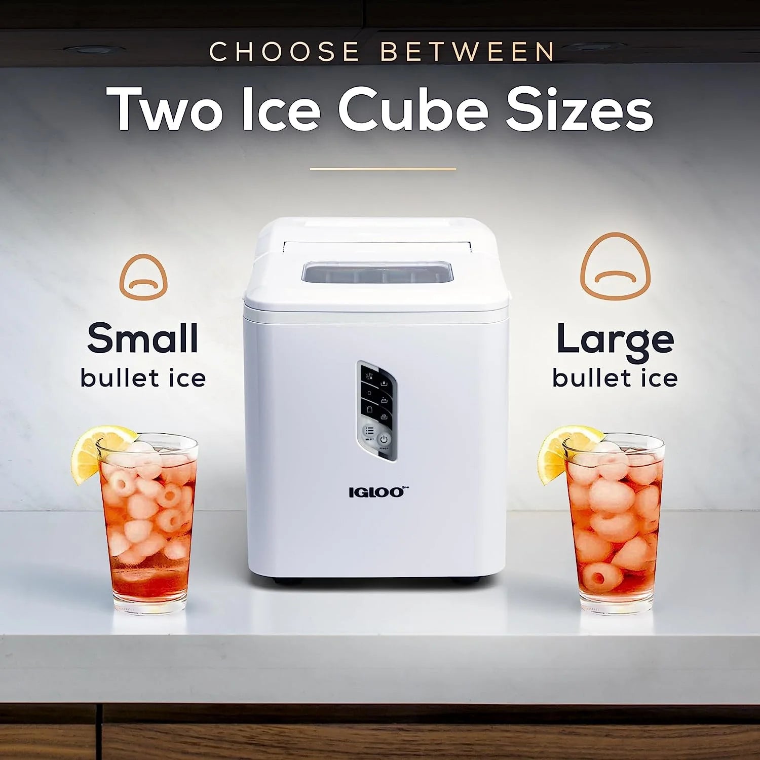 Igloo 26lb. Capacity Portable Ice Maker ICEB26WH , White