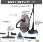 Prolux QX60 Canister Vacuum Cleaner with Wessel Werk EBK250 Power Nozzle