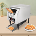 High Efficiency Commercial Conveyor Toaster with 7 Speeds and 3 Modes, 150-450 Slices per Hour, Ideal for Cafes, Buffets, and Coffee Shops