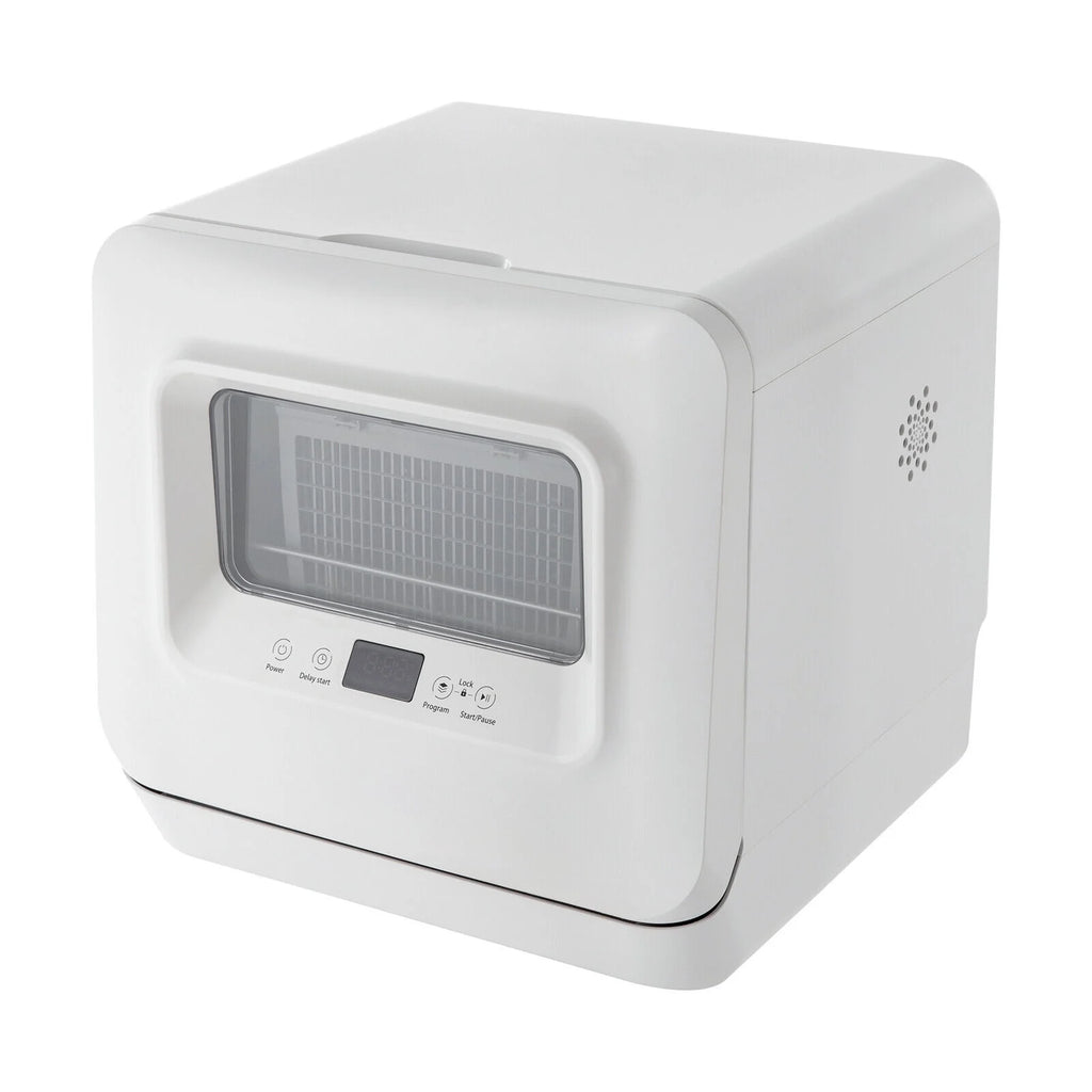 TFCFL Portable Compact Dish Washing Machine Countertop Mini Dishwasher with Water Tank Leak-Proof Air Dry