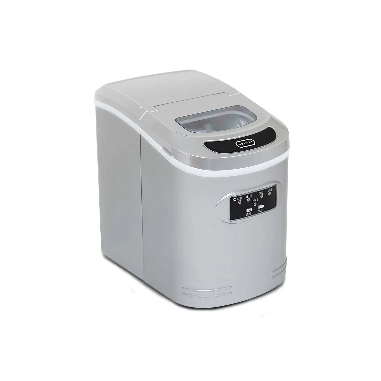 Whynter Compact Portable Ice Maker, 27 lb Capacity, Black