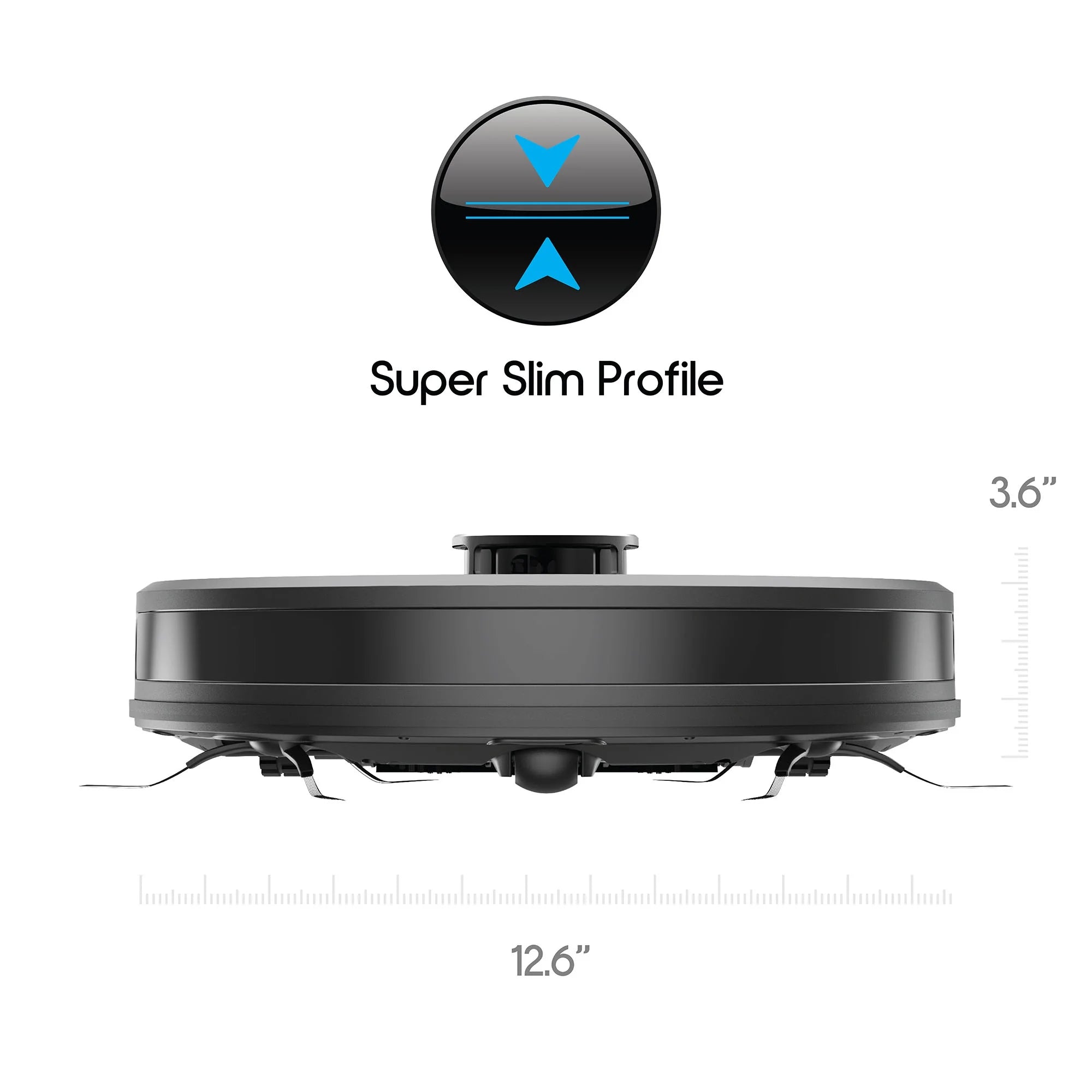 Ionvac OptiMax Robovac, Laser Mapping Robot Vacuum Cleaner with Wi-Fi, New