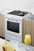24" Wide Electric Smooth-Top Range