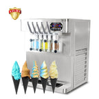 Kolice Commercial 5 Flavors Soft Serve Ice Cream Machine, Ice Cream Maker-5 Different Discharge Nozzles, ETL Certificate