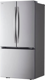 LG Counter Depth French Three Door Refrigerator, Silver